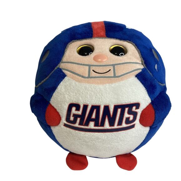 TY Beanie Babies 5" New York Giants NFL 2015 Beanie Ballz‎ Rare Retired - Picture 8 of 10